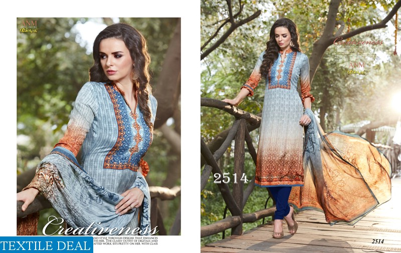 vaishali anm 2500 series Wholesale crepe digital dress material